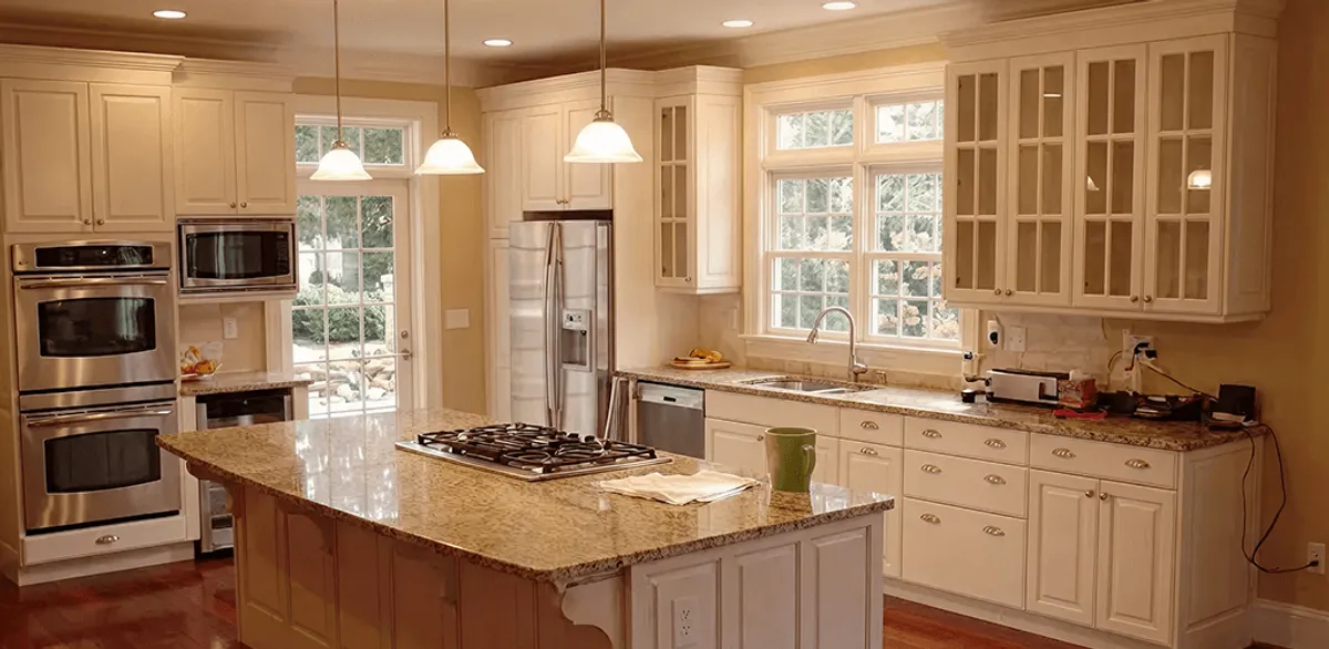 Custom cabinet door installation and kitchen upgrade in Houston, TX